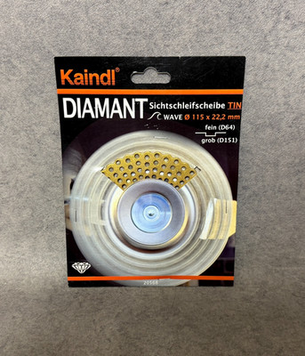 Kaindl Diamant Sichtschleifscheibe TIN WAVE Ø 115 x 22,2 mm #78