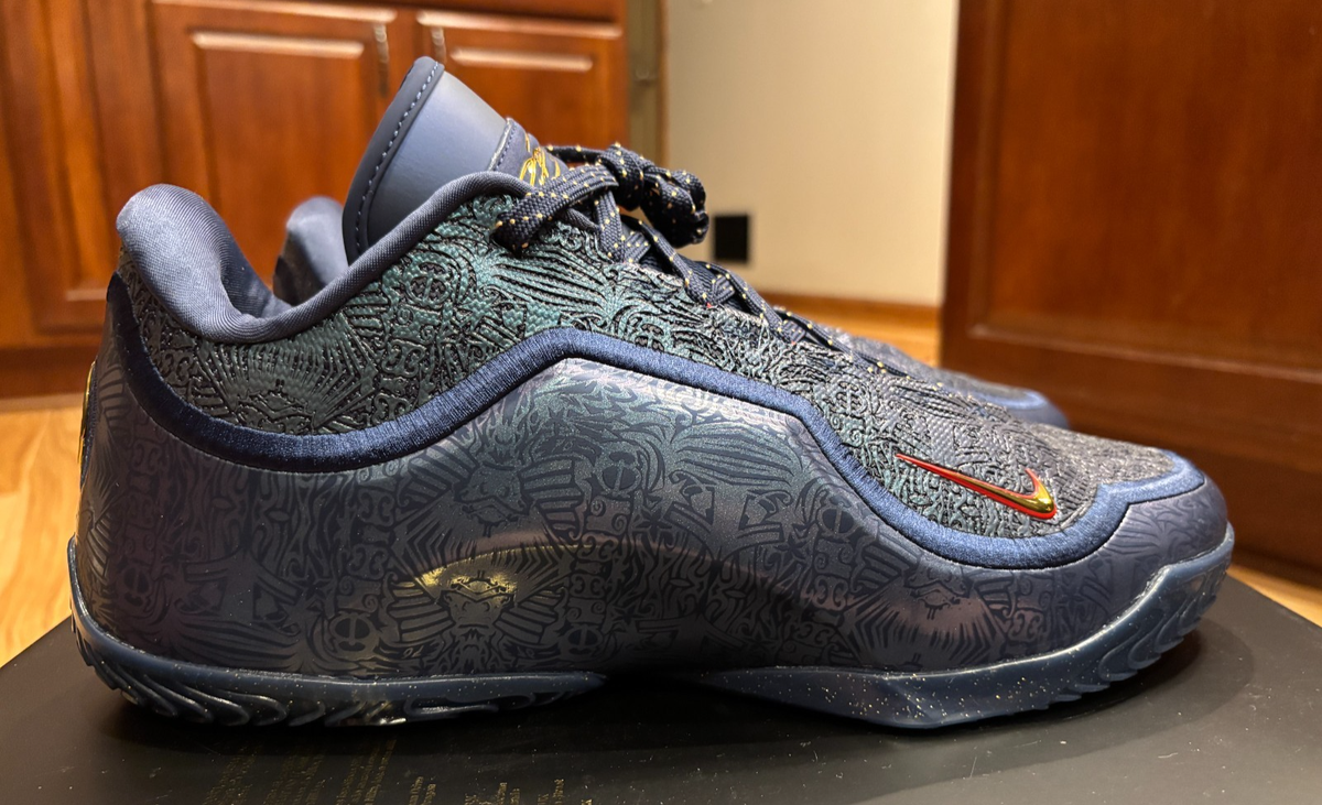 Nike LeBron XXIII Midnight Navy Gold Out for Redemption IH1513 400