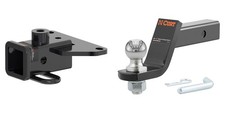 Curt Trailer Hitch Tow Kit 2in Receiver Class 3 Ball Mount Pin Clip - 13434