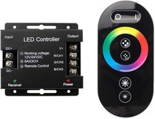 RGB LED Dimmer Switch, Dimmer Switch with RF Dimmable Slide Remote Controller...