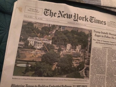 The New York Times Thursday August 20 2026