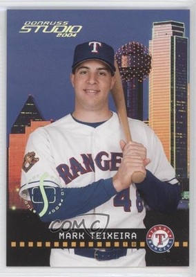 2004 Donruss Studio Studio Proofs Gold 7/50 Mark Teixeira #192 g6w
