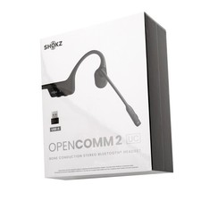 Shokz OpenComm2 UC Bone Conduction Stereo Bluetooth Headset with USB-A Adapter
