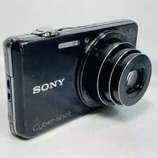 Sony Cyber-Shot DSC-WX220 18.2 MP 10X Optical Zoom Digital Camera Black Tested