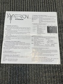 Pioneer Laser Active Hyperion Space Shooting Game with Manual and Box