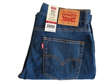 NWT Levi's Boys 511 Slim Fit Performance Jeans Size 18 Regular 29x31 Medium Wash
