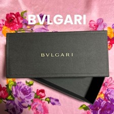 BVLGARI Genuine Empty Gift Box Black Rectangular Luxury Jewellery Accessory Case