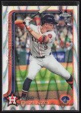 2025 Topps Chrome Zach Dezenzo RayWave Refractor Houston Astros #294 RC