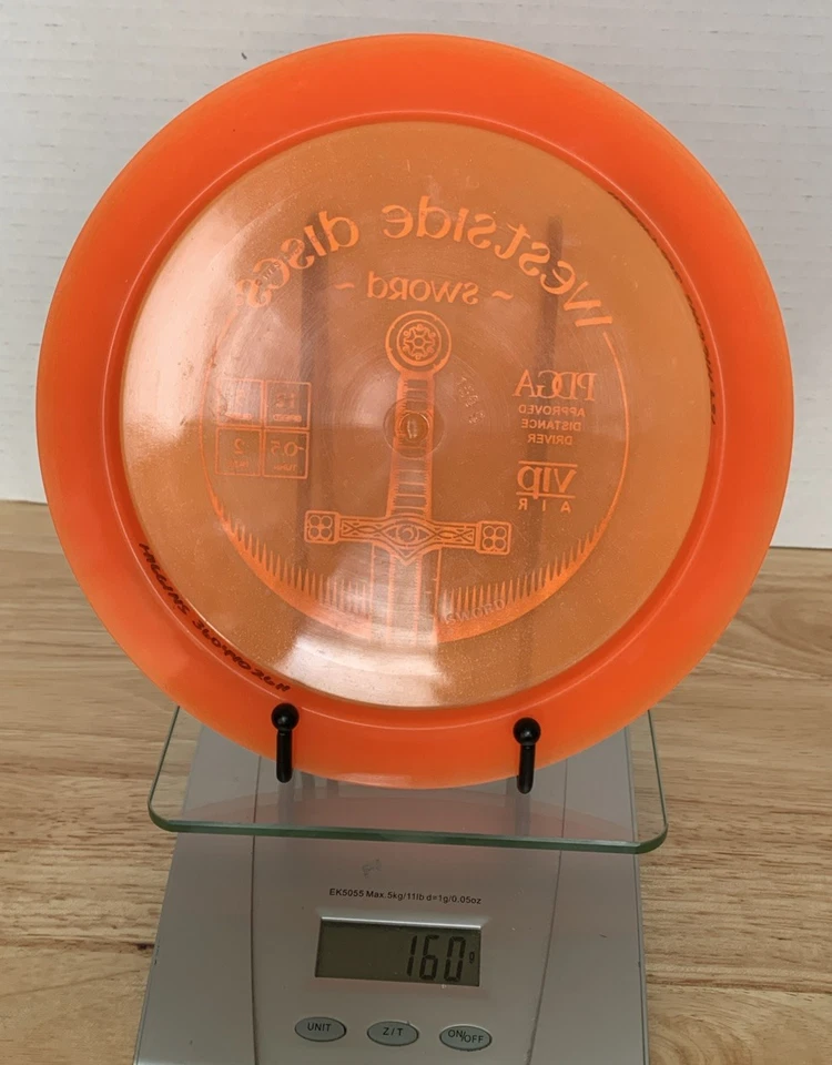 Westside Dicsx VIP Air Sword Orange Lightweight Distance Driver 160 Grams - Image 4 of 4