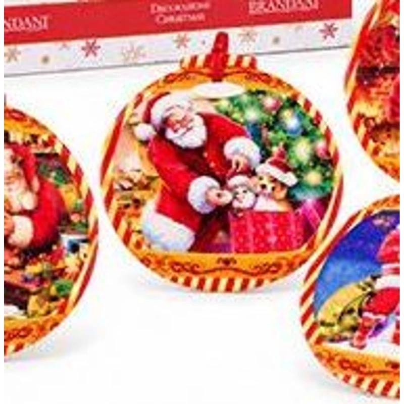 Sottopentola Natale Christmas Ceramica Sughero BRANDANI 20x21cm Decori Assortiti, fotografia 9 di 9