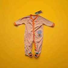 Baby Girl Boy Halloween Pajamas/Sleeper/Pumpkin/Fall/6 Months/Baby Costume
