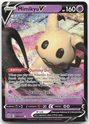 Mimikyu V 068/172 Brilliant Stars Ultra Rare Holo