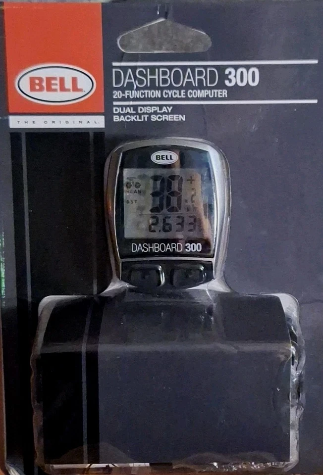 20 Function Cycle Computer Bell Dashboard 300 Wireless Sealed Backlit Screen  - Image 2 of 4