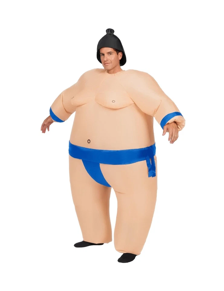 Disfraz Inflable Spooktacular Creations Sumo para Adulto, Aire Divertido... Envío Rápido Foto 3 de 4