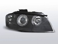 Angel Eyes Scheinwerfer Set In Schwarz FüR Audi A3 8P 05.2003-03.08