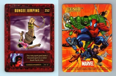 Bungee Jumping #252 Marvel Genio 2003 CCG Card