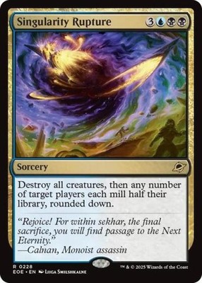 ~ Singularity Rupture ~ NM ~ Edge of Eternities ~ MTG ~