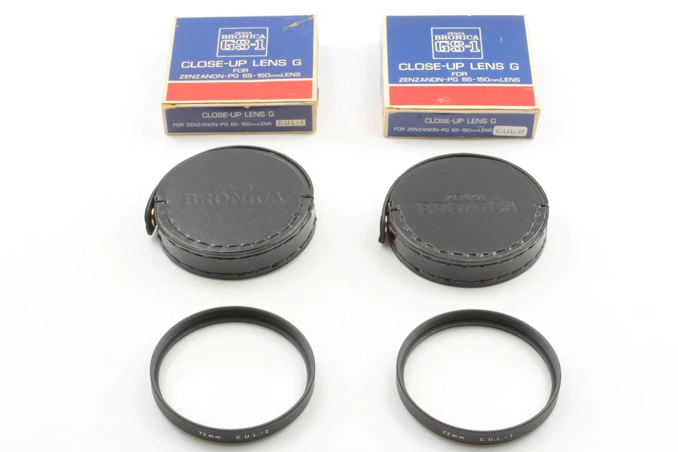 [Near MINT 2Set]Zenza Bronica 72mm C.U.L -1 -2 Close Up Lens For GS-1 From JAPAN - Image 2 of 4