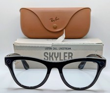 Ray-BanMeta Skyler-Black-Clear-Cerulean/Blue Transitions Minor Scratching . 0K6