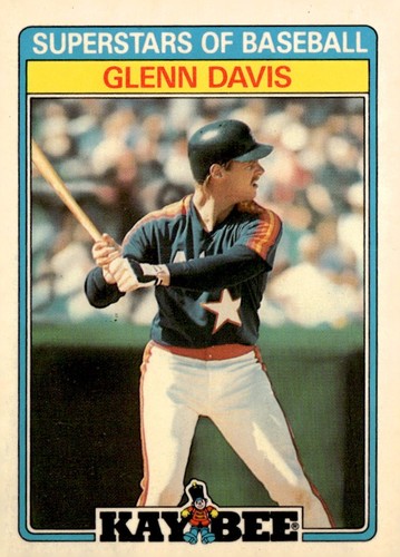 9 Cards Glenn Davis Baseball Card Lot 1986 - 1990 Houston Astros Topps NrMt - Picture 9 of 17