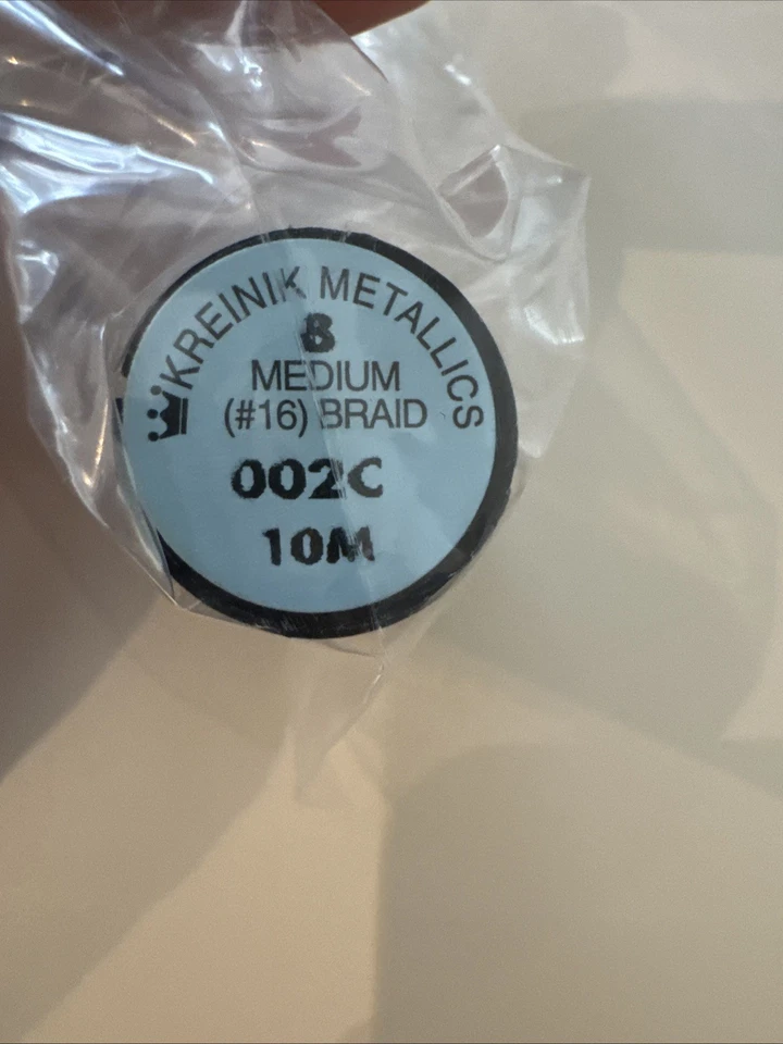 Kreinik Metallic Medium #16 Braid 002C - Image 2 of 2
