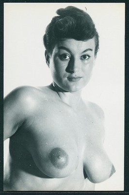 English 1960s Risque Photo Busty Voluptuous Full Figure Model Her Close ...