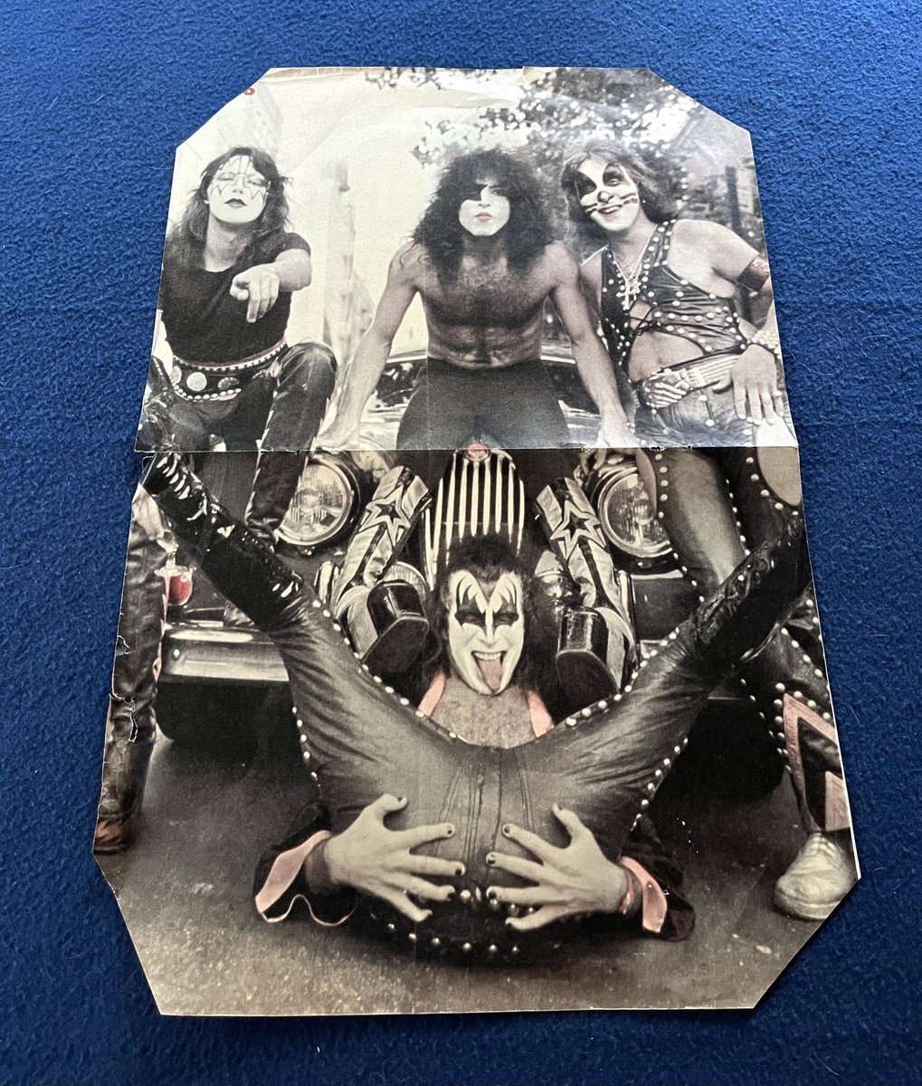 KISS 1970s Mini Poster German Music Magazine Bravo 1970s | eBay
