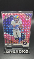 2021 Panini Mosaic - Rookies Tutu Atwell #320 Camo Pink Mosaic Prizm (RC)