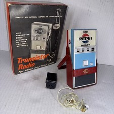 Beatles Endorsed 1960's Promotional Pepsi Machine Transistor Radio