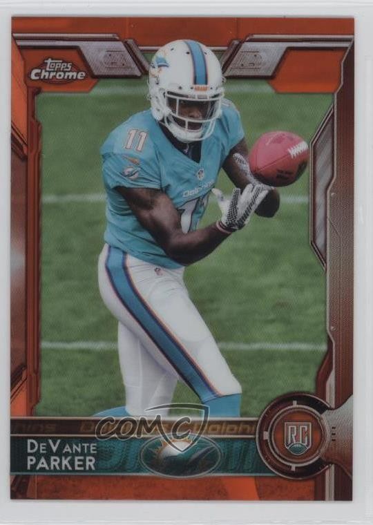 2015 Topps Chrome Rookies Orange Refractor Devante Parker #103 Rookie RC o6n