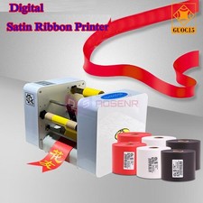 NEW Digital Ribbon Printer Satin Ribbon Printing Machine Hot Stamping Machine