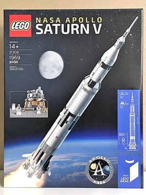 LEGO 21309 NASA Apollo Saturn V New Sealed Box & Original Lego Ship Box