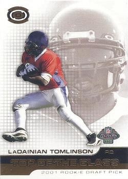 LaDainian Tomlinson #21 2001 Pacific Dynagon Top of the Class card