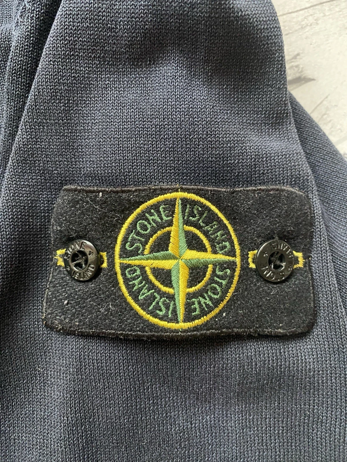Felpa con cappuccio e zip Stone Island vintage taglia M autentica 100%
