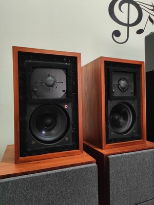 ROGERS LS3/5A LS3 5A PAIR SPEAKERS VERSION 11 OHM BIWIRING BI