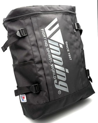 Winning W-44 Boxen Rucksack Square Backpack Schwarz B33×H33×T15cm Neu Japan...