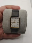 vintage seiko roman numerals tank watch 8620-5019. new battery and works.
