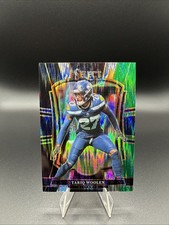 Tariq Woolen 2025 Panini Select Black and Green Prizm Shock - #115 Seahawks