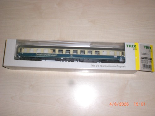 Trix 23490 Gesellschaftswagen der DB mit Sound und Licht WGmh 824    NEU/OVP | Zustand: Neu