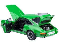 Porsche 911 Carrera 2.7 RS Viper Green with Black Stripes and Wheels 1/18 Model 