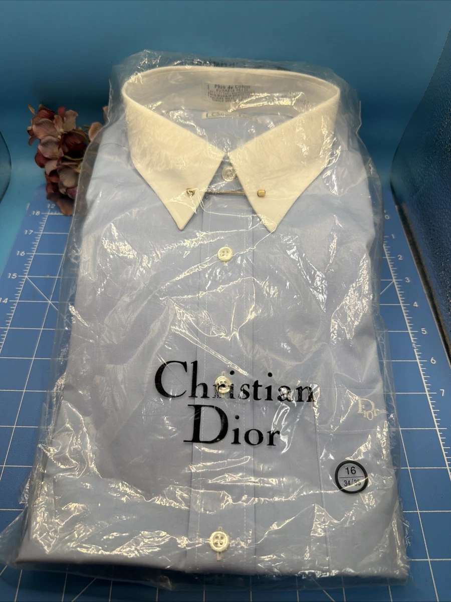 Dior Blue Button-Down Dress Shirts for Men for sale | eBay