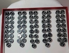 1950s Bingo Set With 60 Cards Not In Original Box ,missing 1 number
