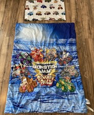 Monster Jam Truckin Pals Toddler Bedding Comforter & Pillow Case Set 2 Piece