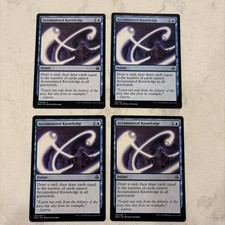 Magic the Gathering MTG Accumulated Knowledge Play Set Of 4 Cards