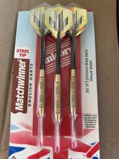 NEW Vtg. 1993 UNICORN Steel tip Brass Darts English Sportcraft 14 Gram