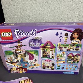 Lego Friends 41008 2013 HEARTLAKE CITY POOL RETIRED 99% COMPLETE Set Books Box