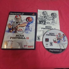 NCAA Football 11 Sony PlayStation 2 Tested And Working CIB Rare Last NCAA On PS2