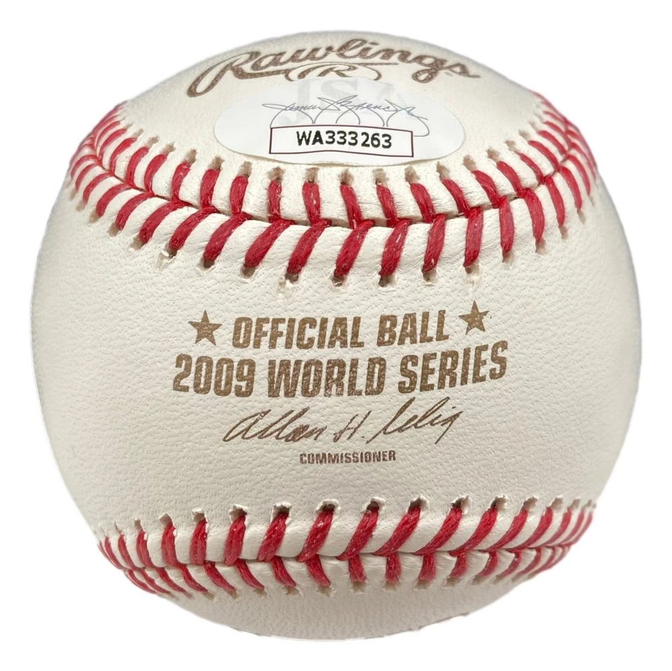 Hideki Matsui Signed In Kenji New York Yankees 2009 WS Baseball WS MVP Insc JSA - Image 2 of 2