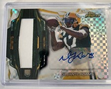 Davante Adams Topps Finest XFactor Rookie Autographed Patch Auto 03/15