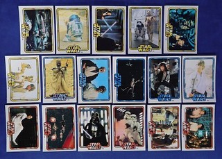 1978 GENERAL MILLS STAR WARS NEAR COMPLETE SET 17/18 MINT W/BOOKLET INV6931